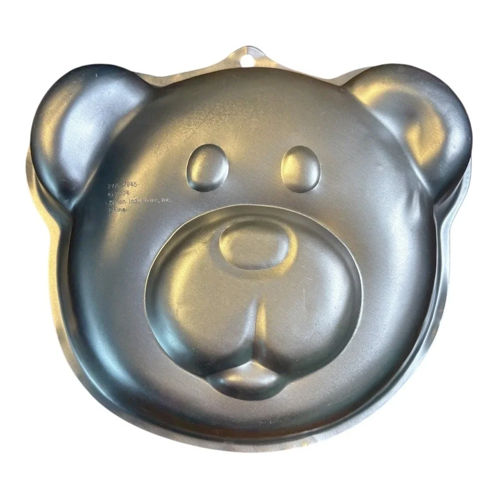 Wilton Panda Bear Cake‎ Pan Silver Vintage 2004 Aluminum 2105-4945